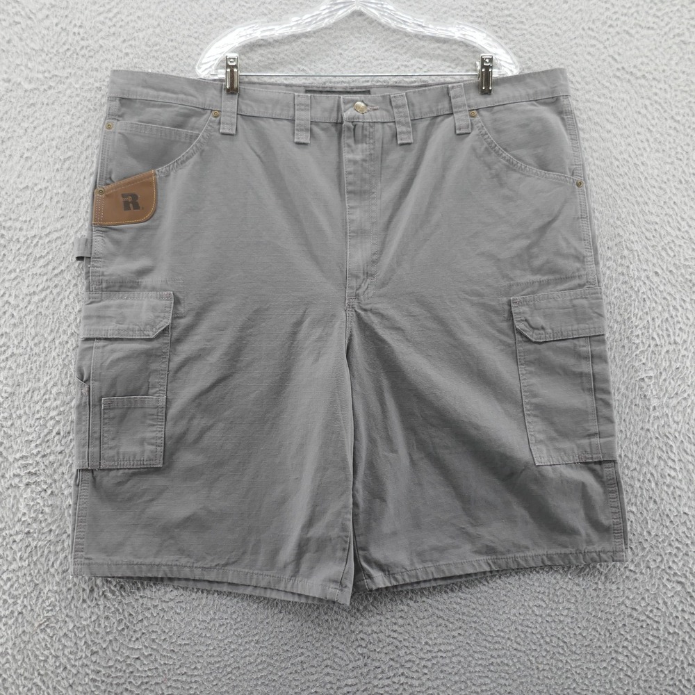 Wrangler Mens Ranger Workwear Cargo Shorts Size 46x11 Gray Relaxed Fit NEW